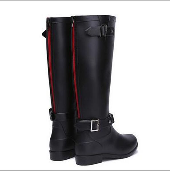 style zipper tall boots women's pure color rain boots outdoor rubber water shoes for female 36-41 size, Black
style zipper tall boots women's pure color rain boots outdoor rubber water shoes for female 36-41 size, Black