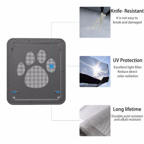utility 37x42cm pet screen door dog footprint pattern pet cat door window screen doggie flap safe pet supplies
utility 37x42cm pet screen door dog footprint pattern pet cat door window screen doggie flap safe pet supplies