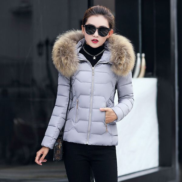 casual fashion short winter jacket women solid slim winter parka feminina hooded pockets fur collar woman coats, Tan;black
casual fashion short winter jacket women solid slim winter parka feminina hooded pockets fur collar woman coats, Tan;black