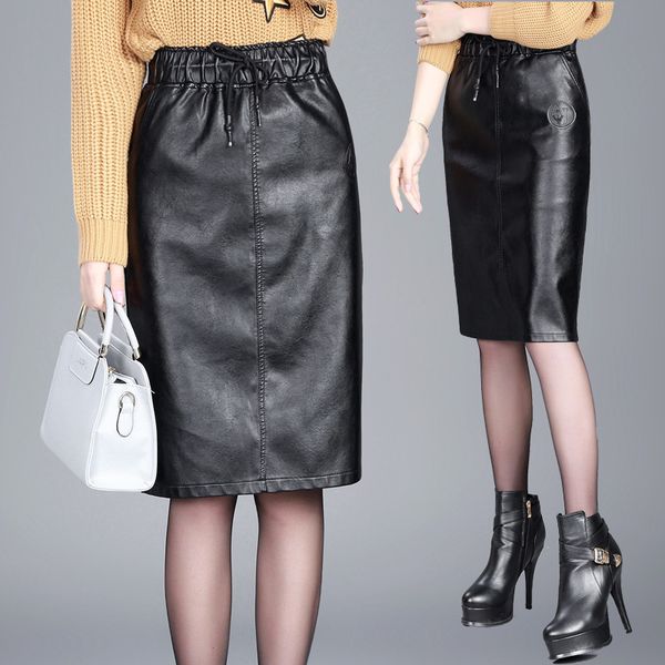 women pu leather skirts 2019 autumn and winter new midi skirt pencil elastic waist skirt for women plus size -4xl, Black;gray
women pu leather skirts 2019 autumn and winter new midi skirt pencil elastic waist skirt for women plus size -4xl, Black;gray