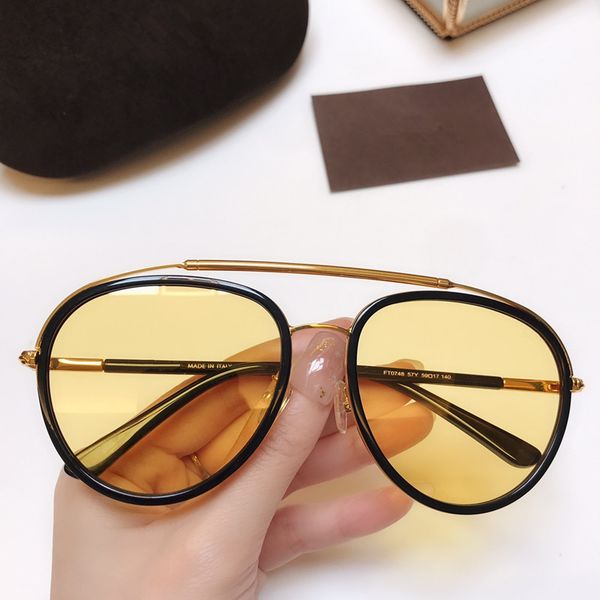 2020 ft0748 super-handsome pilot sunglasses uv400 59-17-140 metal double-bridge frame+apron goggles fullset packing
2020 ft0748 super-handsome pilot sunglasses uv400 59-17-140 metal double-bridge frame+apron goggles fullset packing