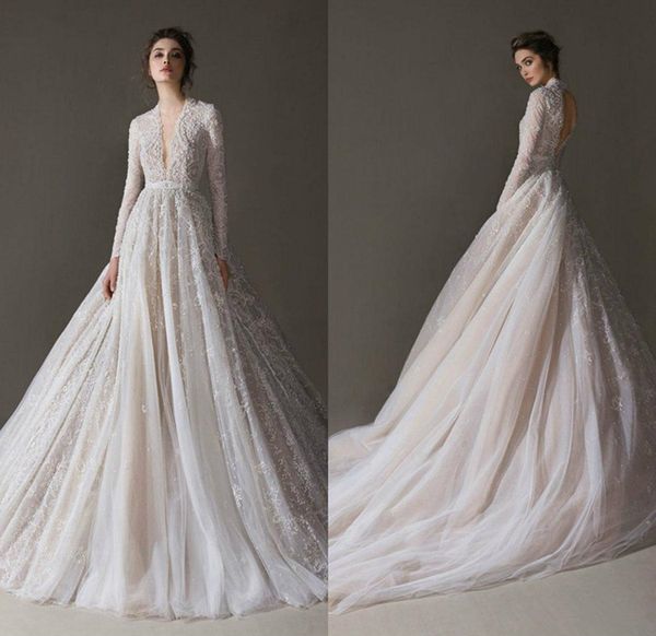 2020 ersa atelier wedding dresses v neck a line hollow back long sleeve vestidos de novia bohemian wedding gowns beach bridal dress, White
2020 ersa atelier wedding dresses v neck a line hollow back long sleeve vestidos de novia bohemian wedding gowns beach bridal dress, White