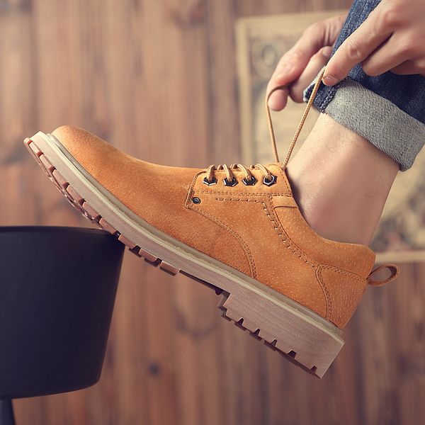 fashion casual genuine leather shoes men martins leather comfortable shoes work safety outdoor winter waterproof ankle, Black
fashion casual genuine leather shoes men martins leather comfortable shoes work safety outdoor winter waterproof ankle, Black