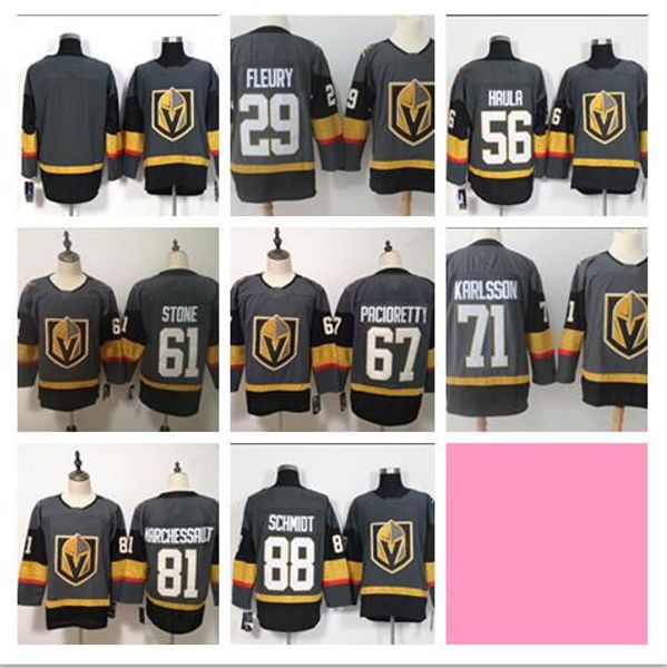 mens kids women vegas golden knights #67 pacioretty #29 fleury #61 stone #81 marchessault #71 karlsson #88 schmidt gray white hockey jerseys, Black;red
mens kids women vegas golden knights #67 pacioretty #29 fleury #61 stone #81 marchessault #71 karlsson #88 schmidt gray white hockey jerseys, Black;red