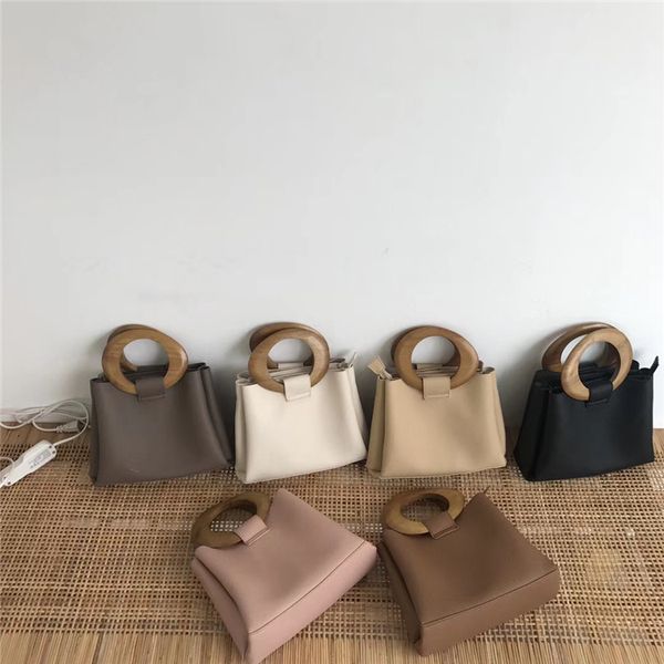 new wooden ring totes bags 5 colors casual shoulder messenger bag luxury handbag women fashion designer purse tjy749, Black
new wooden ring totes bags 5 colors casual shoulder messenger bag luxury handbag women fashion designer purse tjy749, Black