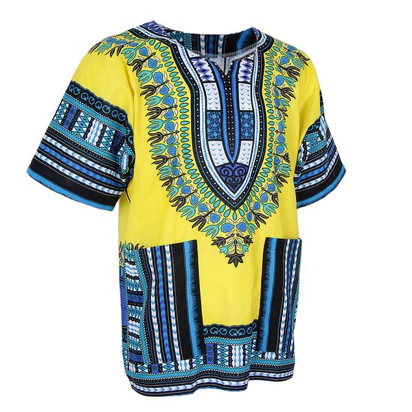traditional african prints dress cotton dashiki shirt ethnic caftan yellow blue, White;black
traditional african prints dress cotton dashiki shirt ethnic caftan yellow blue, White;black