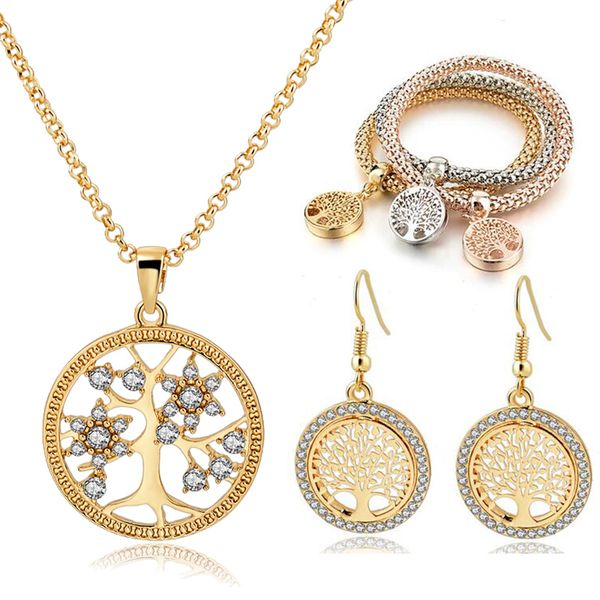 attractto fashion tree of life bracelets necklace 2019 earrings sets gold for women bridal elegant wedding jewelry set sbr160104
attractto fashion tree of life bracelets necklace 2019 earrings sets gold for women bridal elegant wedding jewelry set sbr160104