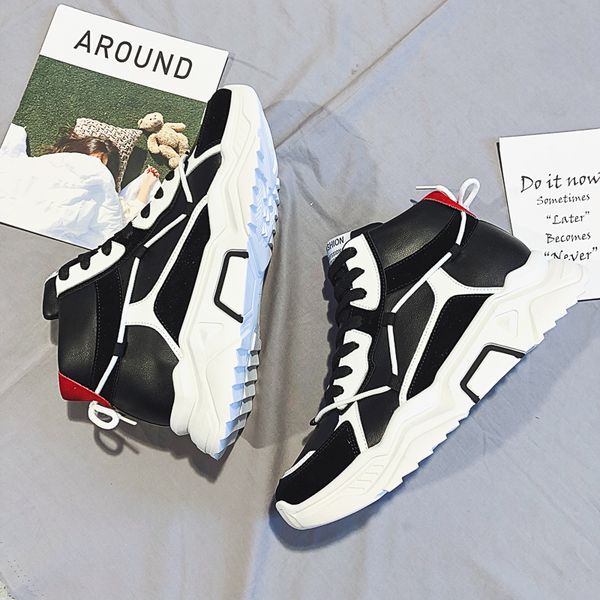 вспышка мужчины женщин chaussures обуви черный белый красный платформа повседневный тренера тапки обувь мужская кожа спорт на открытом возду, Black
вспышка мужчины женщин chaussures обуви черный белый красный платформа повседневный тренера тапки обувь мужская кожа спорт на открытом возду, Black