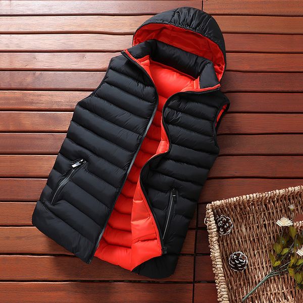men's vest 2019 winter sleeveless jacket male thicken waistcoat hooded vests gilet homme cotton-padded work coat for man 1167, Black;white
men's vest 2019 winter sleeveless jacket male thicken waistcoat hooded vests gilet homme cotton-padded work coat for man 1167, Black;white