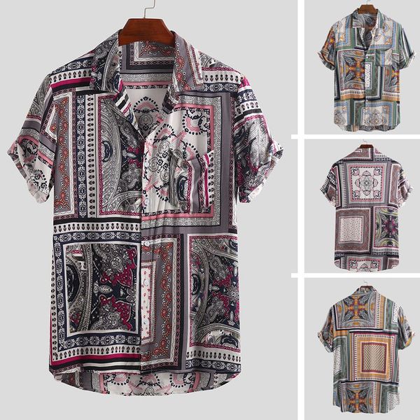 мужская рубашка summer vintage этнический printed turn down воротник с коротким рукавом рубашки топы сыпучие повседневный мужчины блузка, White;black
мужская рубашка summer vintage этнический printed turn down воротник с коротким рукавом рубашки топы сыпучие повседневный мужчины блузка, White;black