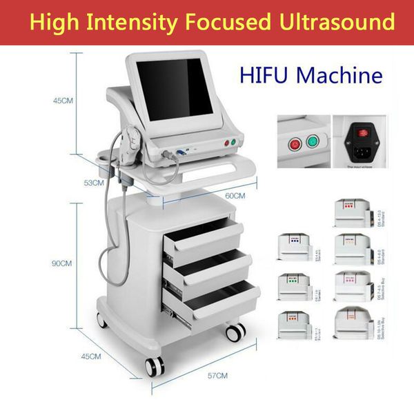 high intensity hifu focused ultrasound hifu anti-aging body face lifting beauty machine with 3 cartridges 10,000 s ce/dhl
high intensity hifu focused ultrasound hifu anti-aging body face lifting beauty machine with 3 cartridges 10,000 s ce/dhl