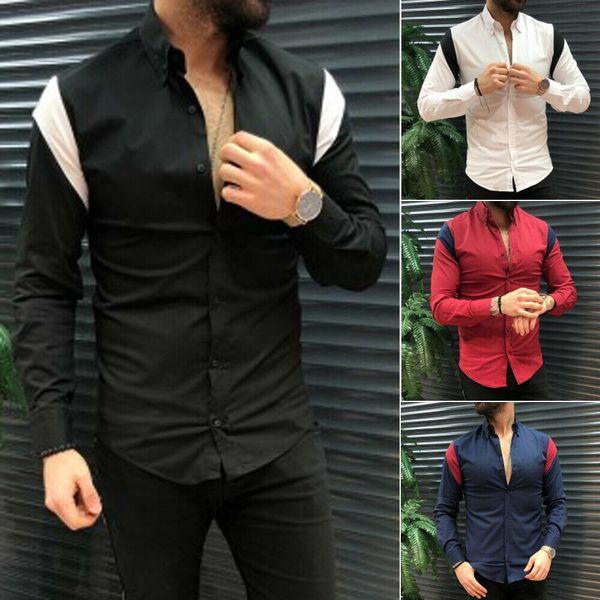 2019 trendy summer turn down collar fashion mens luxury casual stylish slim fit long sleeve casual dress shirts, White;black
2019 trendy summer turn down collar fashion mens luxury casual stylish slim fit long sleeve casual dress shirts, White;black