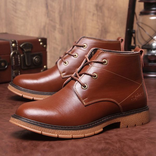 new 2019 autumn early winter boots men genuine leather shoes soft comfortable cow leather men ankle boots male footwear a1851, Black
new 2019 autumn early winter boots men genuine leather shoes soft comfortable cow leather men ankle boots male footwear a1851, Black