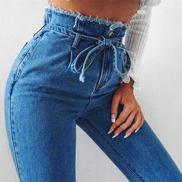 1 pcs women lady jeans pants trousers denim high waist belt fashion slim clothing ie998, Blue
1 pcs women lady jeans pants trousers denim high waist belt fashion slim clothing ie998, Blue