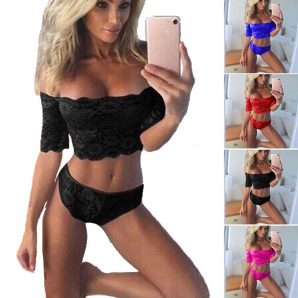 women lingerie set lace bralette bralet bra bustier crop cami tank underwear set, Black;white
women lingerie set lace bralette bralet bra bustier crop cami tank underwear set, Black;white