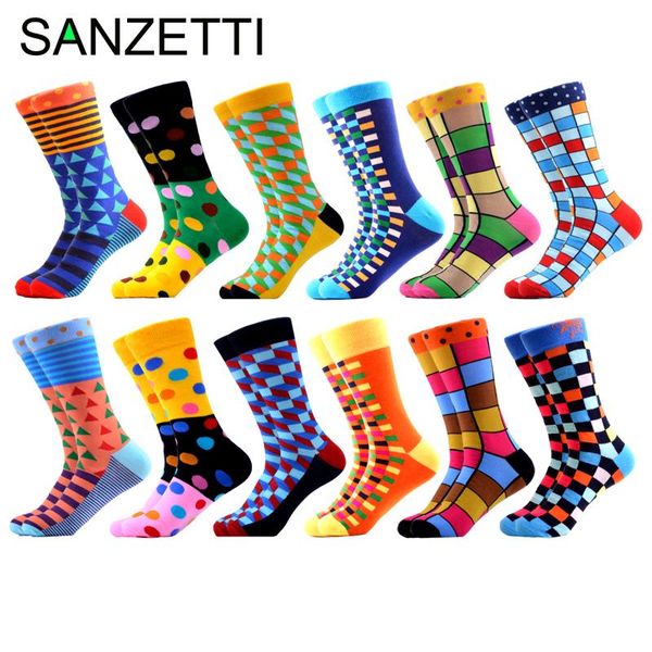 sanzetti men's colorful combed cotton happy novelty socks hip hop skateboard plaid geometric funny socks for gifts, Black
sanzetti men's colorful combed cotton happy novelty socks hip hop skateboard plaid geometric funny socks for gifts, Black