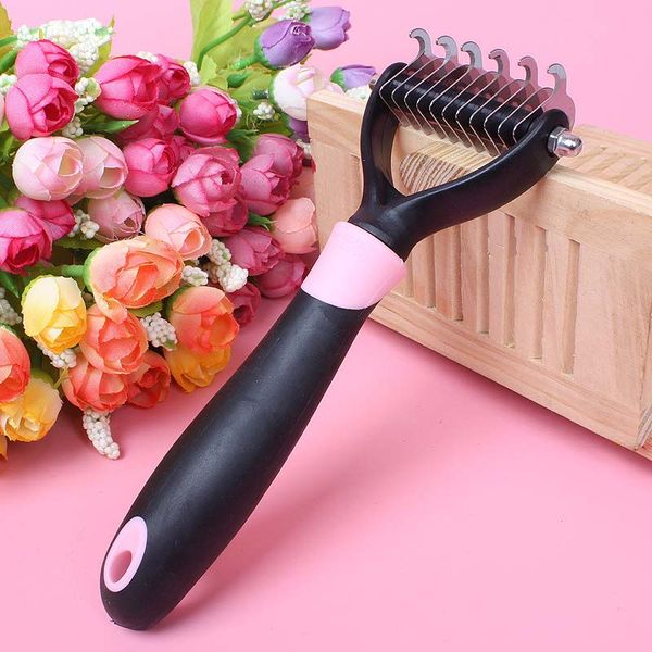 professional pet undercoat rake dematting comb grooming stripping tool for dog cat puppy aug889
professional pet undercoat rake dematting comb grooming stripping tool for dog cat puppy aug889