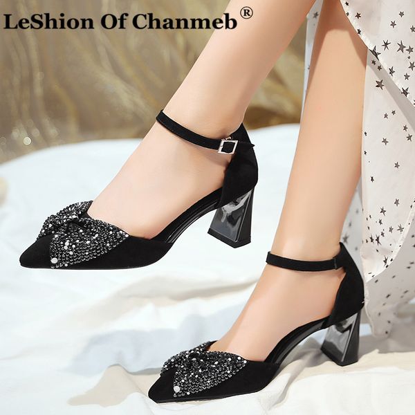 sweet shiny crystal butterfly-knot shoes women ladies two-pieces style ankle strap pumps woman female party wedding shoes 33-43, Black
sweet shiny crystal butterfly-knot shoes women ladies two-pieces style ankle strap pumps woman female party wedding shoes 33-43, Black