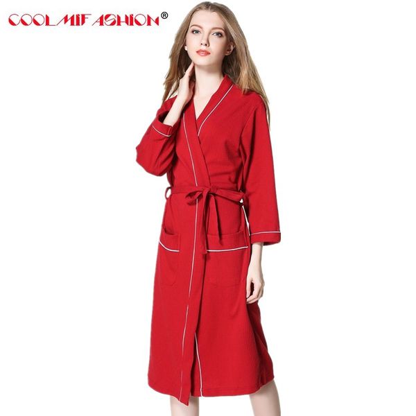 cotton robe femme bathrobe loose long robes for womens white pink plus size women kimono robe after bath dressing gowns homewear, Black;red
cotton robe femme bathrobe loose long robes for womens white pink plus size women kimono robe after bath dressing gowns homewear, Black;red