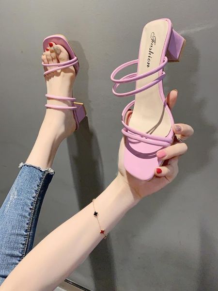 shoes square heel med slippers women summer cross-tied pantofle slides fashion block 2020 rubber hoof heels narrow band, Black
shoes square heel med slippers women summer cross-tied pantofle slides fashion block 2020 rubber hoof heels narrow band, Black