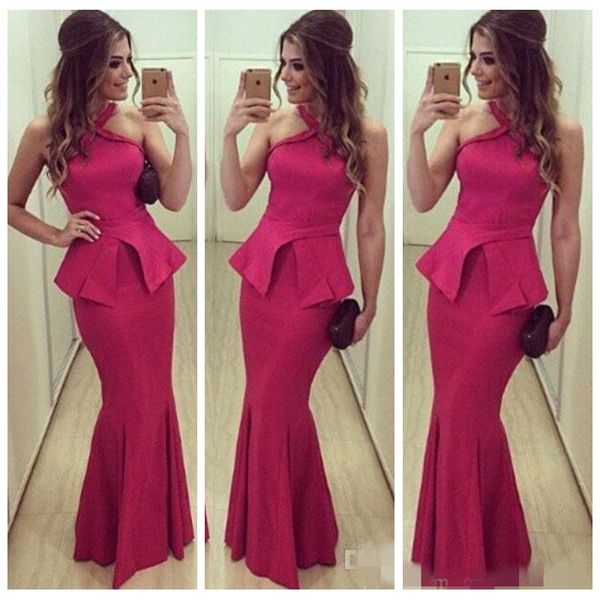 2019 halter mermaid prom dresses long floor length formal evening party gowns vestidos de celebrity party dress arabic cheap, Black
2019 halter mermaid prom dresses long floor length formal evening party gowns vestidos de celebrity party dress arabic cheap, Black
