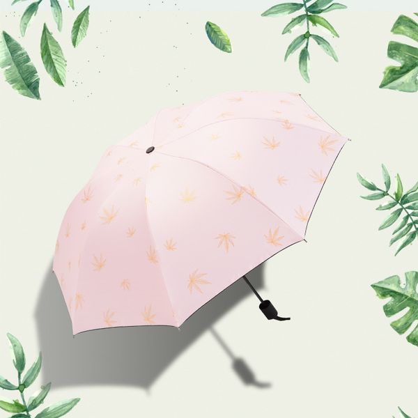 maple sunscreen anti-uv black plastic 3 fold female sunshade custom advertising umbrella
maple sunscreen anti-uv black plastic 3 fold female sunshade custom advertising umbrella