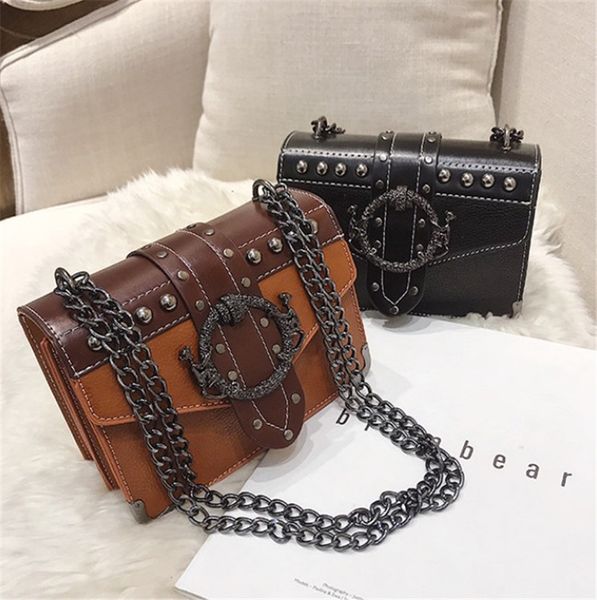 chain small bag female retro rivet shoulder bag square bag versatile cross body ph-cfy20060818
chain small bag female retro rivet shoulder bag square bag versatile cross body ph-cfy20060818