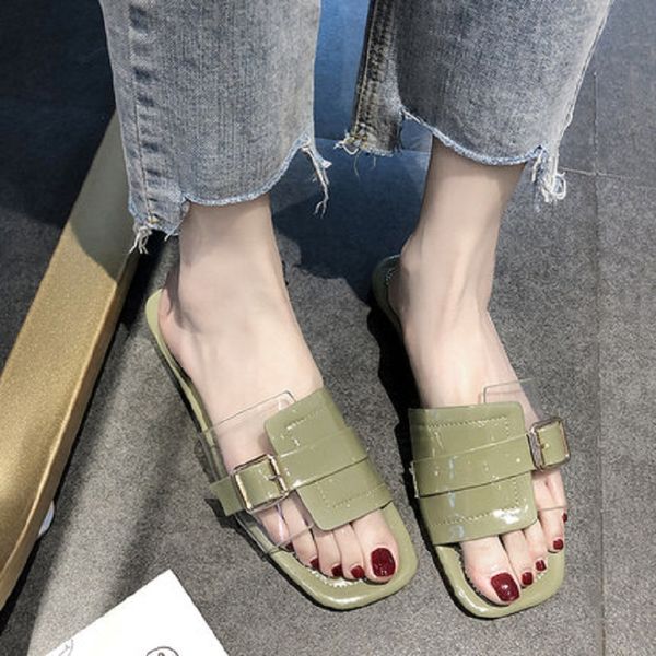 green slippers women wear wet water 2020 new women's shoes flat bottom summer fashion sandals and slippers, Black
green slippers women wear wet water 2020 new women's shoes flat bottom summer fashion sandals and slippers, Black