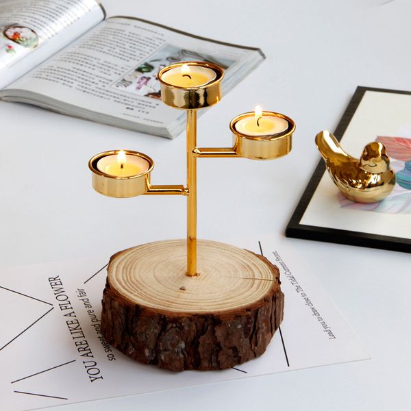 gold candle holders with natural wooden base metal iron candlestick dinner table ornament romantic wedding party decoration
gold candle holders with natural wooden base metal iron candlestick dinner table ornament romantic wedding party decoration