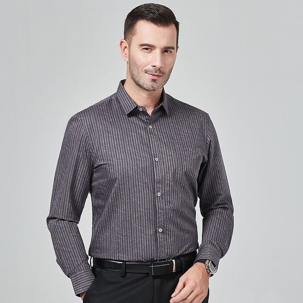 elegant mens shirts business casual mens social shirts striped cotton clothing gentleman office dress 2020 autumn new, White;black
elegant mens shirts business casual mens social shirts striped cotton clothing gentleman office dress 2020 autumn new, White;black