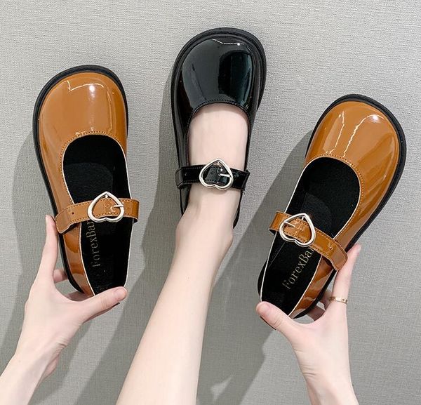 small leather shoes 2020 new mary jane womens shoes cute big head student doll retro flat casual single, Black
small leather shoes 2020 new mary jane womens shoes cute big head student doll retro flat casual single, Black