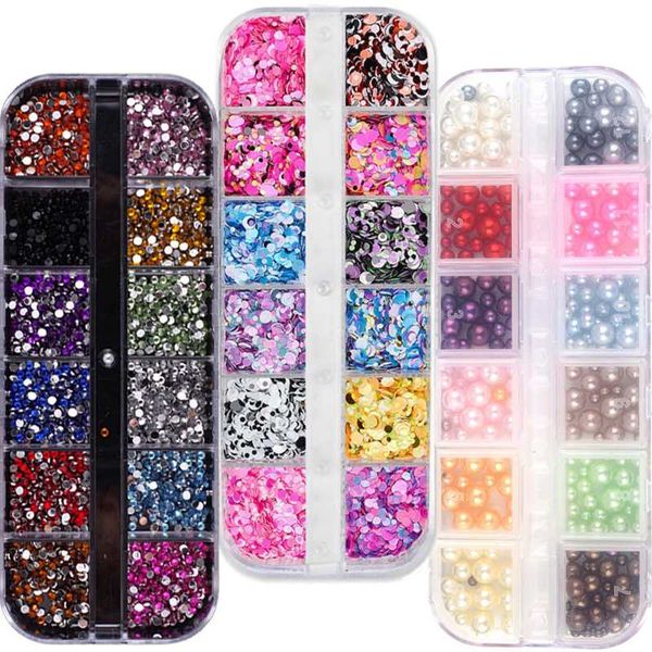 nail art decorations 1 box colorful 3d glitter rhinestones gold silver rivet ab crystal gems diy accessories studs pearl, Silver;gold
nail art decorations 1 box colorful 3d glitter rhinestones gold silver rivet ab crystal gems diy accessories studs pearl, Silver;gold