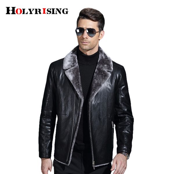 men leather jackets new arrival winter thick warm motorcycle business casual mens leather jackets coats #18055 holyrising, Black
men leather jackets new arrival winter thick warm motorcycle business casual mens leather jackets coats #18055 holyrising, Black