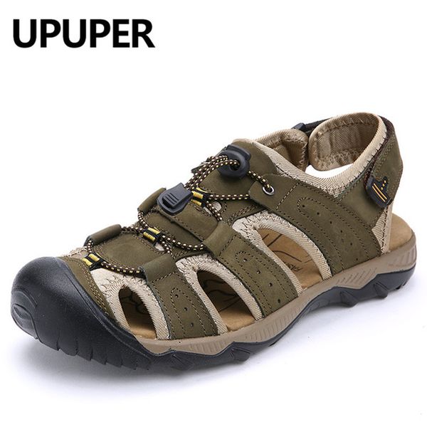 summer men sandals roman style genuine leather men shoes breathable slip-on slipper shoes big size:38-47 summer, Black
summer men sandals roman style genuine leather men shoes breathable slip-on slipper shoes big size:38-47 summer, Black