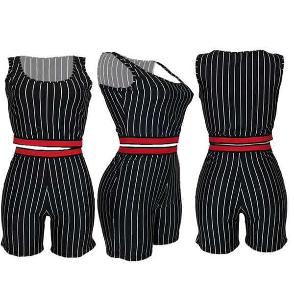 stripe women 2pcs short suits sleeveless o neck womens fashion jumpsuit casual ribbon loose pullover female apparel, Gray
stripe women 2pcs short suits sleeveless o neck womens fashion jumpsuit casual ribbon loose pullover female apparel, Gray