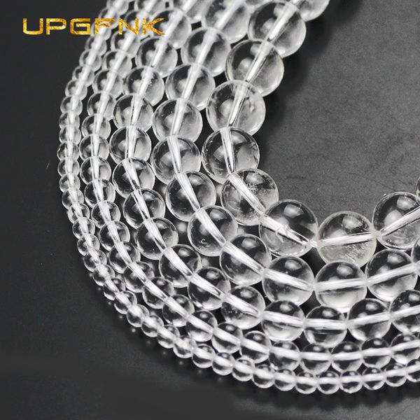 upgfnk natural clear rock crystal quartz stone beads 4/6/8/10/12mm round loose beads for jewelry making diy bracelet necklace
upgfnk natural clear rock crystal quartz stone beads 4/6/8/10/12mm round loose beads for jewelry making diy bracelet necklace
