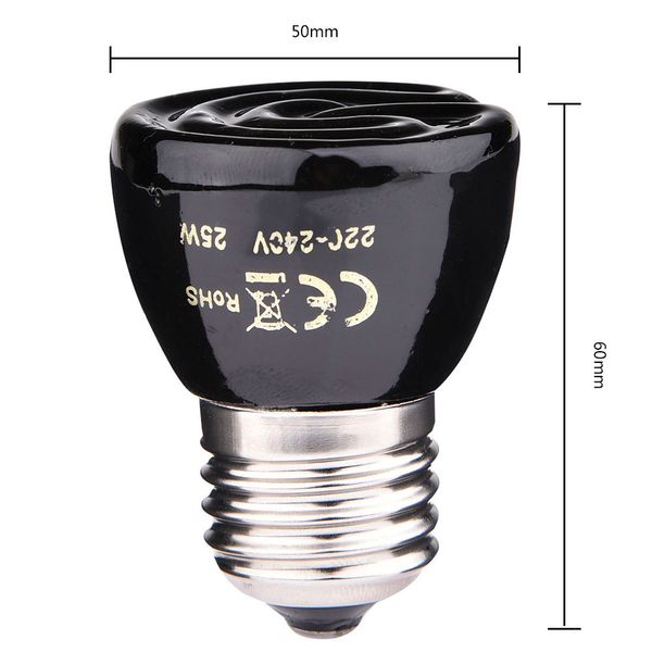 20w 50w 75w 100w e27 far-infrared ceramic pet heating lamp for tortoise lizard spider reptile box warmer light bulbs 2018 new
20w 50w 75w 100w e27 far-infrared ceramic pet heating lamp for tortoise lizard spider reptile box warmer light bulbs 2018 new