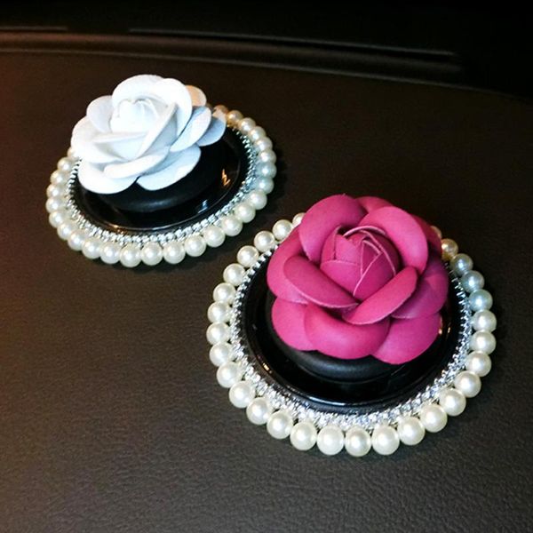 beautiful car ornament with pearl leather flower shape perfume seat for women home office car interior decoration
beautiful car ornament with pearl leather flower shape perfume seat for women home office car interior decoration