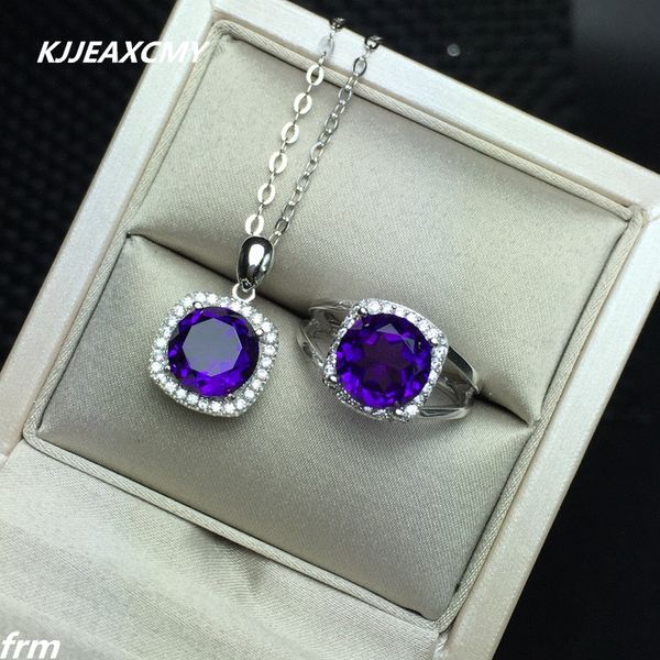 kjjeaxcmy fine jewelry natural amethyst necklace pendant in sterling 925 silver set, Black
kjjeaxcmy fine jewelry natural amethyst necklace pendant in sterling 925 silver set, Black