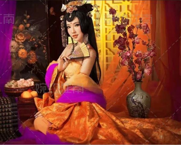 jin ting yi тан великолепная императрица костюм с splendid tail женского костюма, Black;red
jin ting yi тан великолепная императрица костюм с splendid tail женского костюма, Black;red