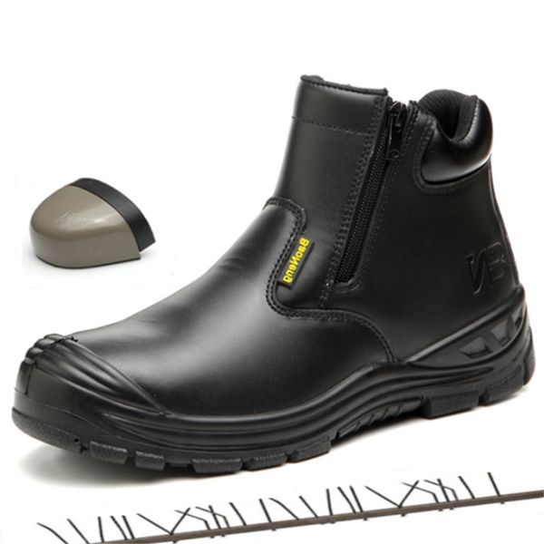 men safety shoes steel toe shoes anti-smashing anti-puncture construction work boots anti-slip indestructible, Black
men safety shoes steel toe shoes anti-smashing anti-puncture construction work boots anti-slip indestructible, Black