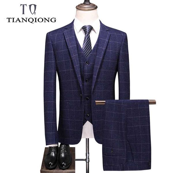 brand man suits wedding fashion plaid suits for men costume homme luxe slim fit blue 3 pieces men's formal dropshipping, White;black
brand man suits wedding fashion plaid suits for men costume homme luxe slim fit blue 3 pieces men's formal dropshipping, White;black