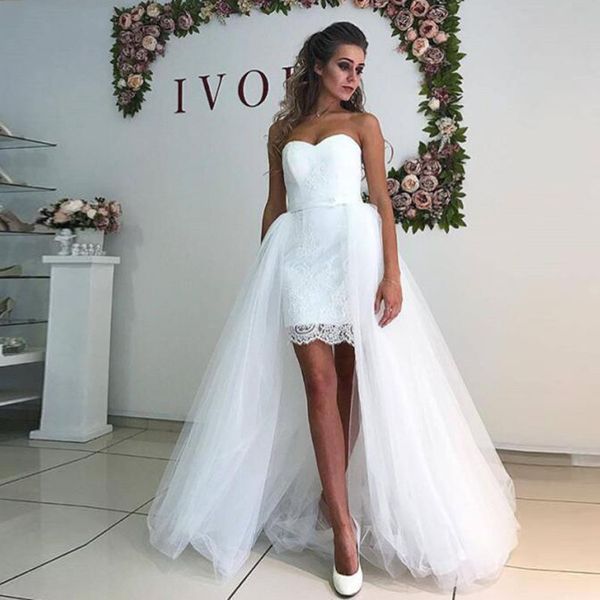 свадебное платье robe de mariage lace short с съемная юбка 2020 милая тюль свадебные платья платье де noiva, White
свадебное платье robe de mariage lace short с съемная юбка 2020 милая тюль свадебные платья платье де noiva, White