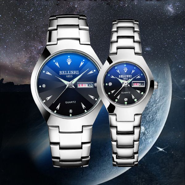 fashion couple watch for lovers waterproof stainless steel quartz wrist watch men and women lovers montre couple gift new, Slivery;brown
fashion couple watch for lovers waterproof stainless steel quartz wrist watch men and women lovers montre couple gift new, Slivery;brown