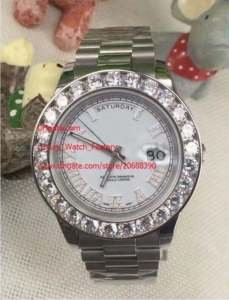7 color watch 41mm day-date 228239 228235 big diamond roman dial asia 2813 movement automatic mens men's watch watches, Slivery;brown
7 color watch 41mm day-date 228239 228235 big diamond roman dial asia 2813 movement automatic mens men's watch watches, Slivery;brown