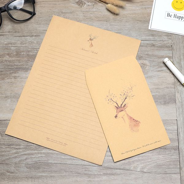 cute deer envelope postcards greeting cards letter paper vintage european style for card scrapbooking gifts
cute deer envelope postcards greeting cards letter paper vintage european style for card scrapbooking gifts