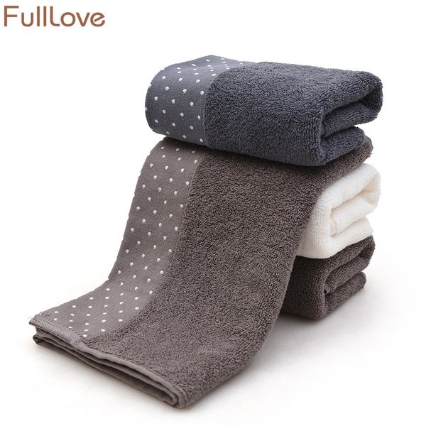 fulllove 34*74cm 2pcs/set cotton towels dark gray dots printed absorbent soft-skin hair towel face towel for adults home textile
fulllove 34*74cm 2pcs/set cotton towels dark gray dots printed absorbent soft-skin hair towel face towel for adults home textile