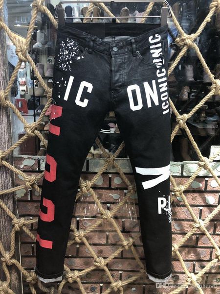 new arrival mid-waistline pants mens jeans letter printing mens designer pants fashion new style casual skinny sweatpants, Blue
new arrival mid-waistline pants mens jeans letter printing mens designer pants fashion new style casual skinny sweatpants, Blue