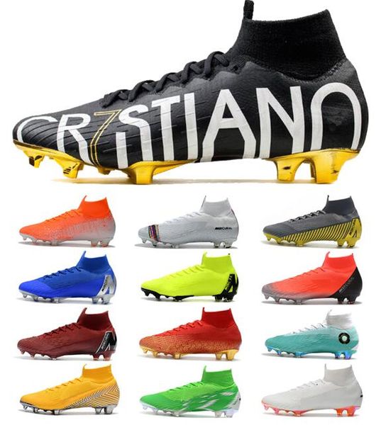 2019 Mercurial Superfly VI CR7 SE 360 Elite FG Men Women Chilren Soccer Shoes LVL UP Euphoria Pack Soccer Cleats Children Football Boots
2019 Mercurial Superfly VI CR7 SE 360 Elite FG Men Women Chilren Soccer Shoes LVL UP Euphoria Pack Soccer Cleats Children Football Boots