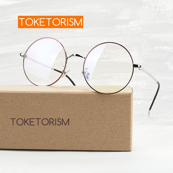 toketorism red circles metal frame vintage round glasses woman eyeglasses prescription frames 190, Silver
toketorism red circles metal frame vintage round glasses woman eyeglasses prescription frames 190, Silver